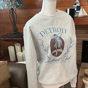 Gray Detroit Football Club Sweatshirt